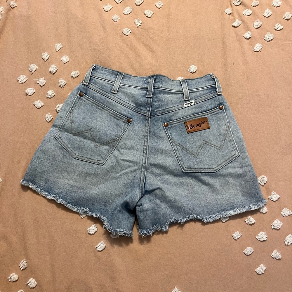Wrangler light wash shorts